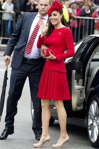 Kate Middleton's Nude Court Shoes