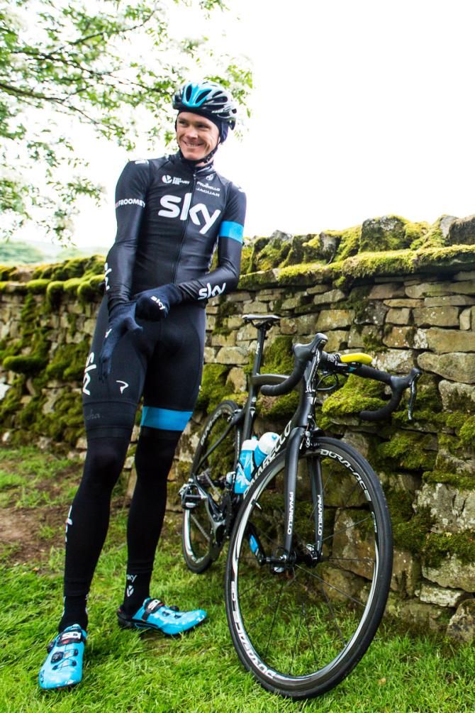 Chris Froome (Team Sky) before his training ride