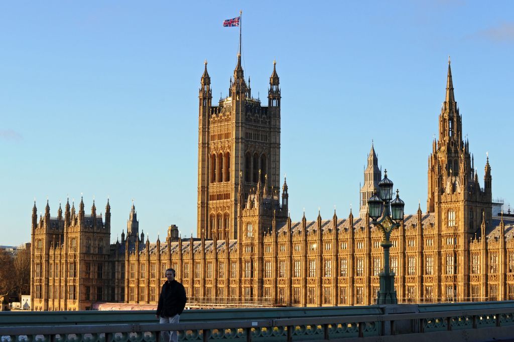 The Palace of Westminster.