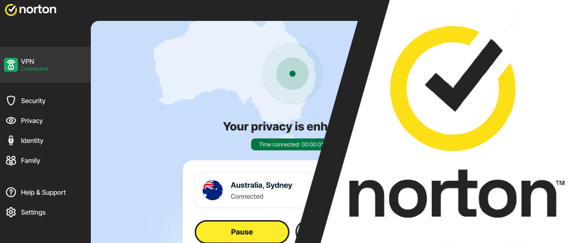Norton VPN and Norton Logo