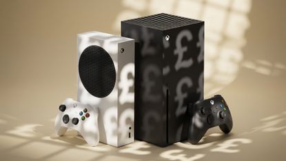 Xbox Series X/S covered in money symbols