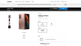 Samsung Galaxy Z Fold 2 price leak