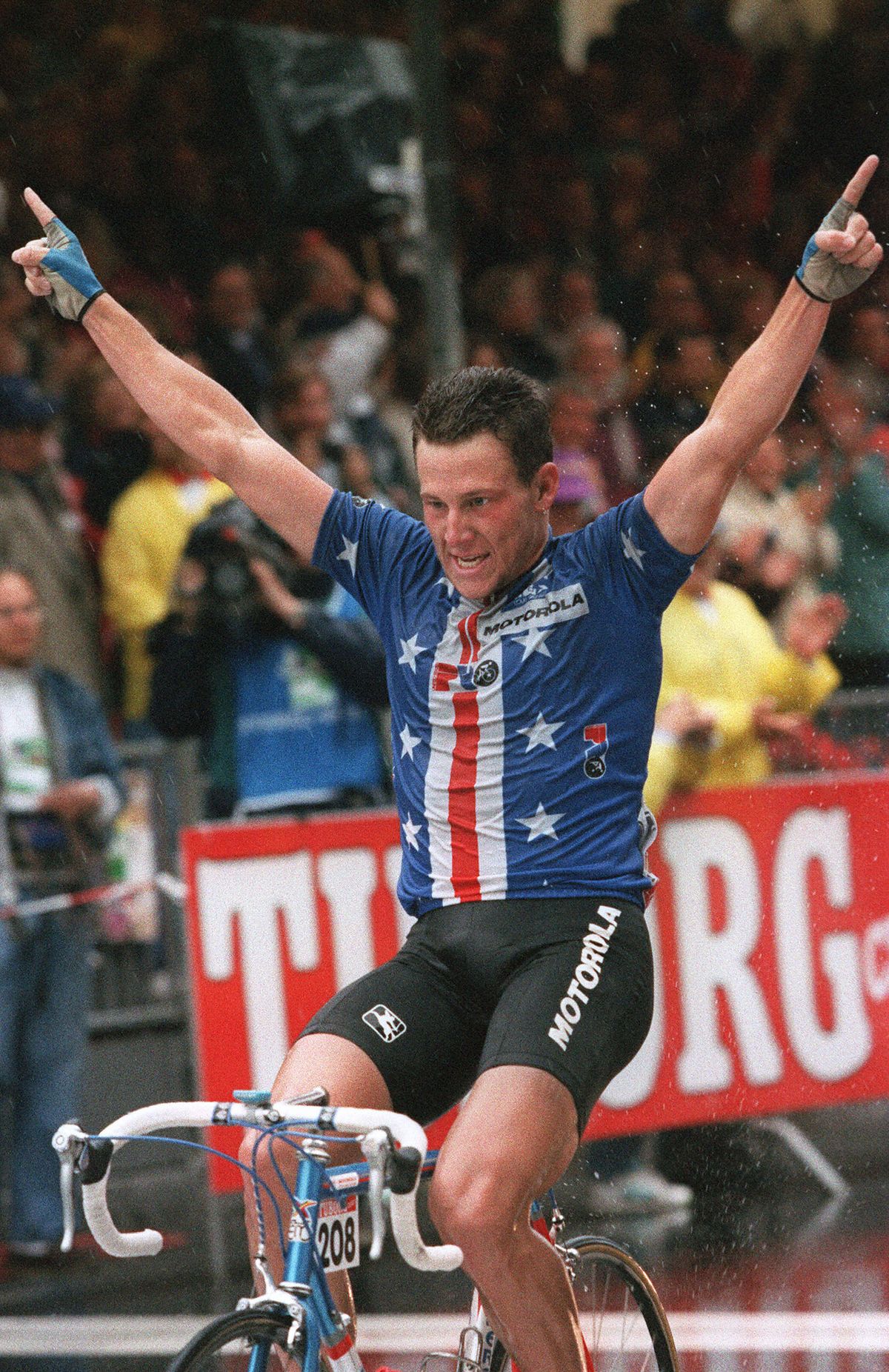 Lance Armstrong wins the 1993 world championships
