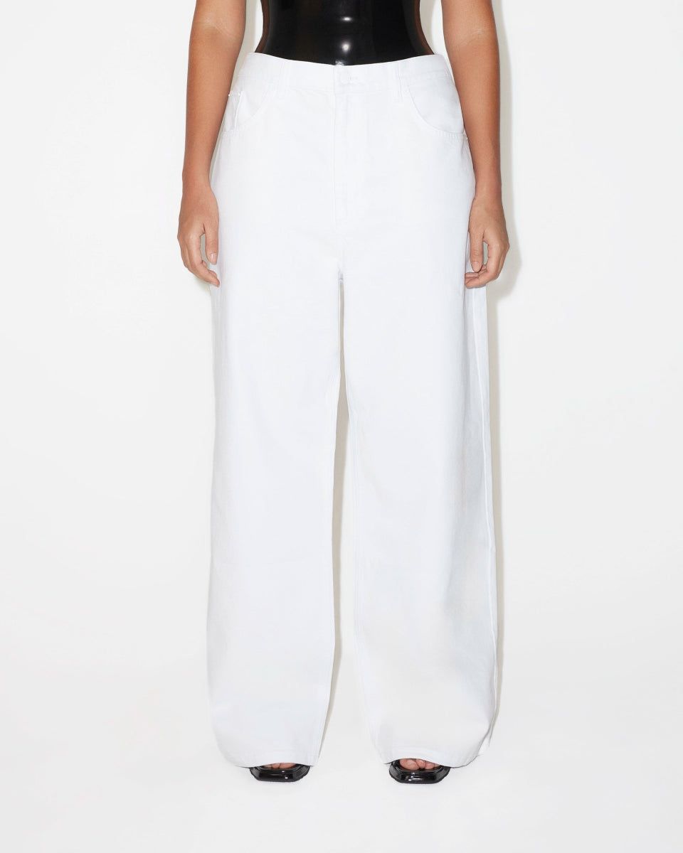 Classic Low Rise Denim | White