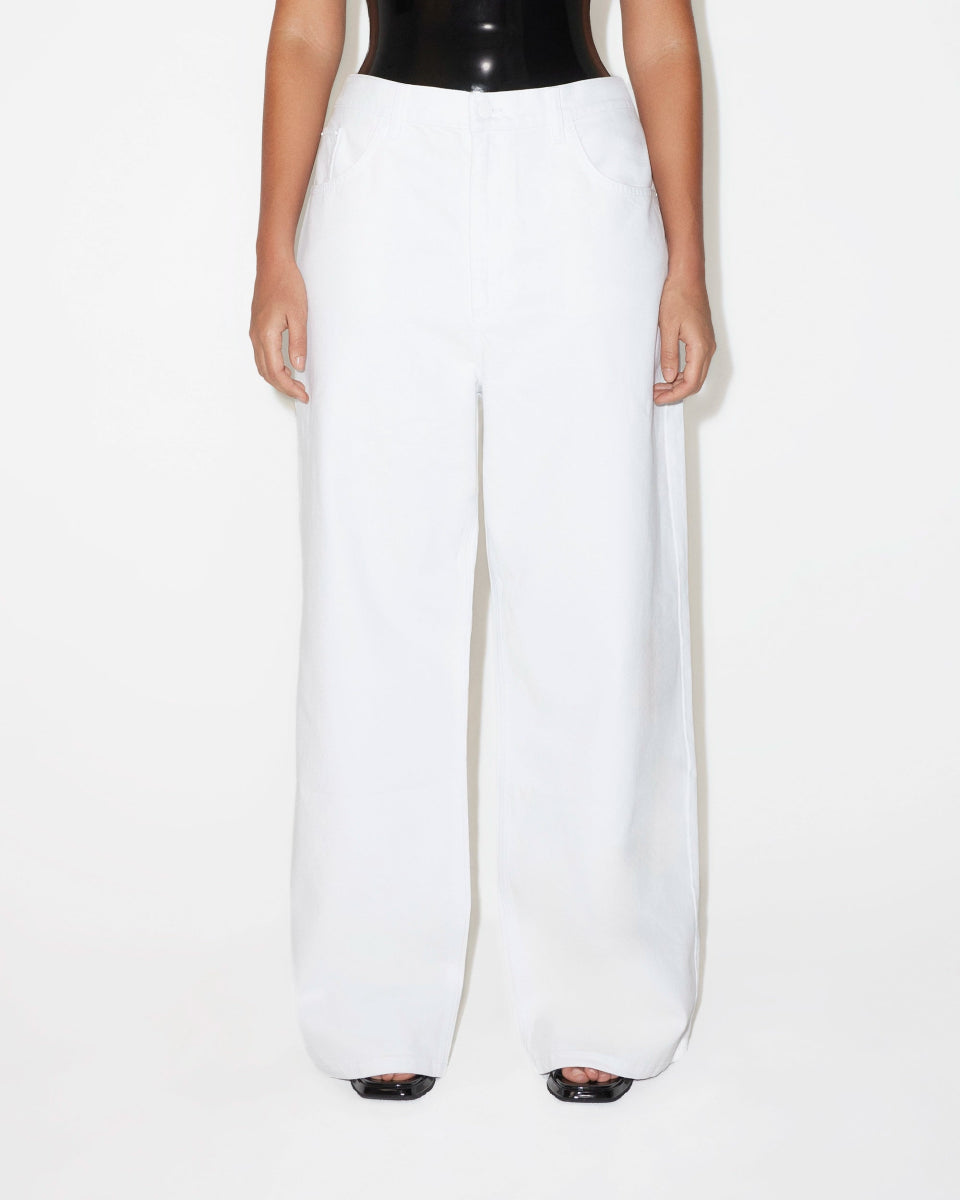 Classic Low Rise Denim | White