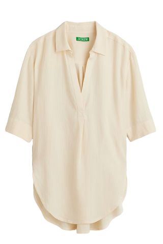 Popover Shirt in Airy Gauze