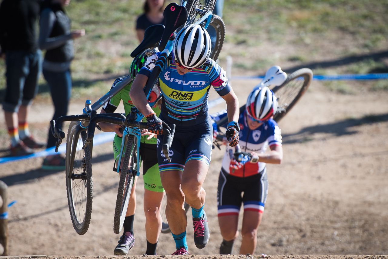 Courtenay McFadden leading the way on Day 2 of the US Open of Cyclo-cross