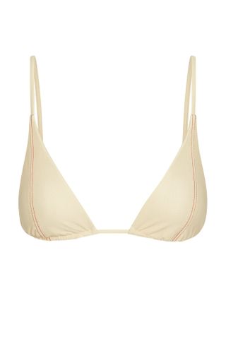 Monday Swimwear, Kauai Top in Champagne Denim