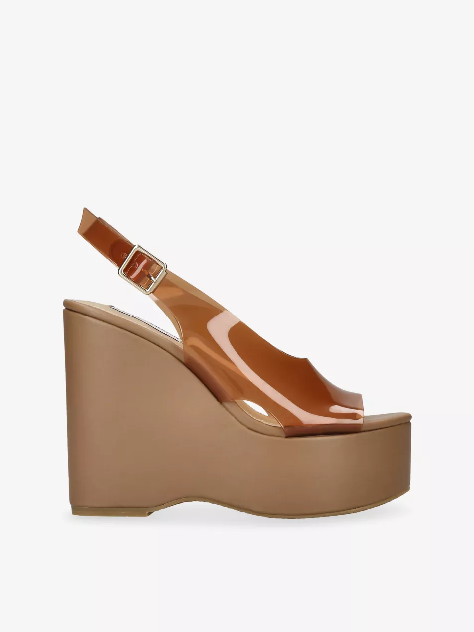 Scorcher Vinyl Wedge Sandals - Eur 36 / 3 Uk Women