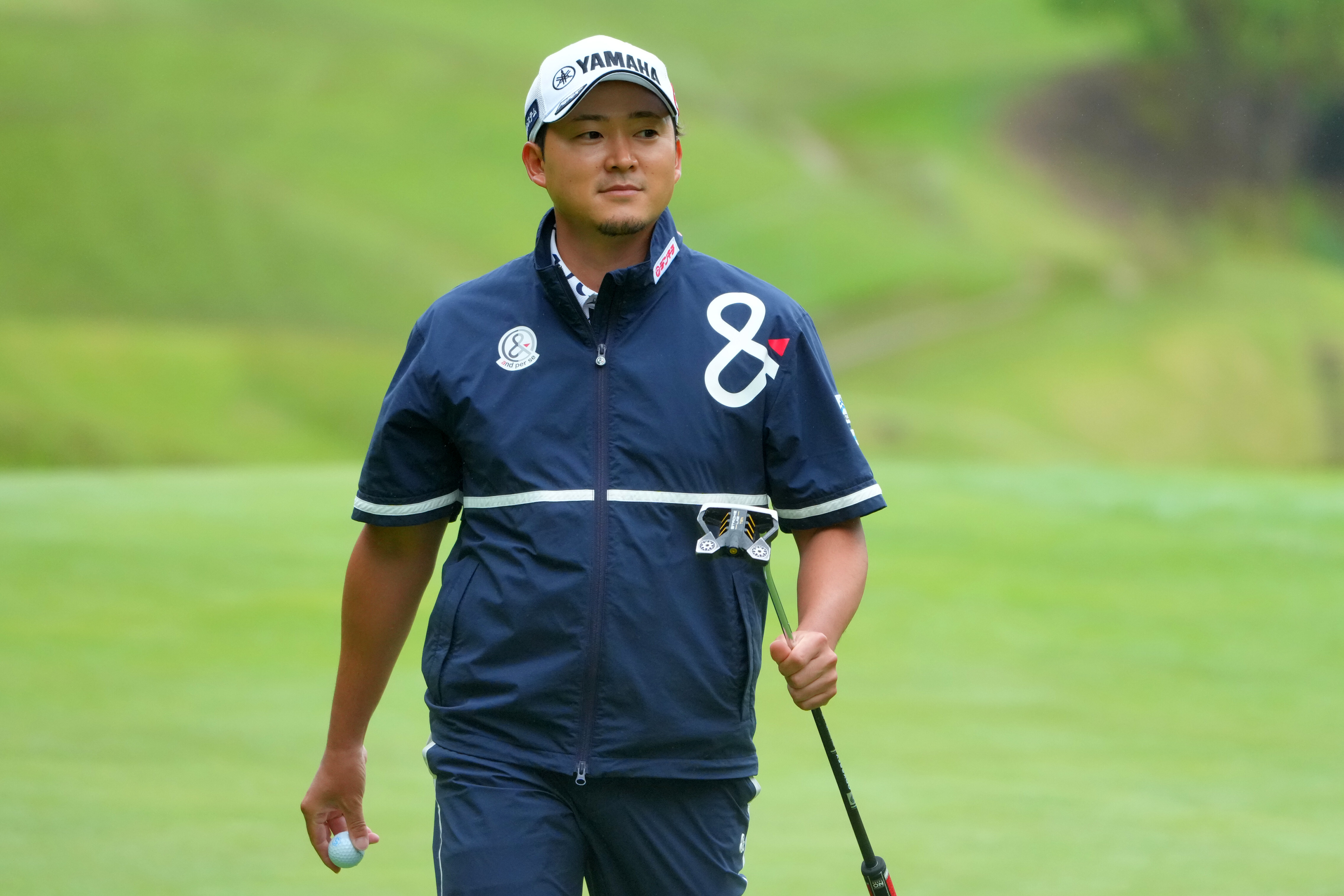 Shugo Imahira walks along during the International Series Japan 2025