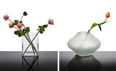 Kris Van Assche designed glass vases for Serax
