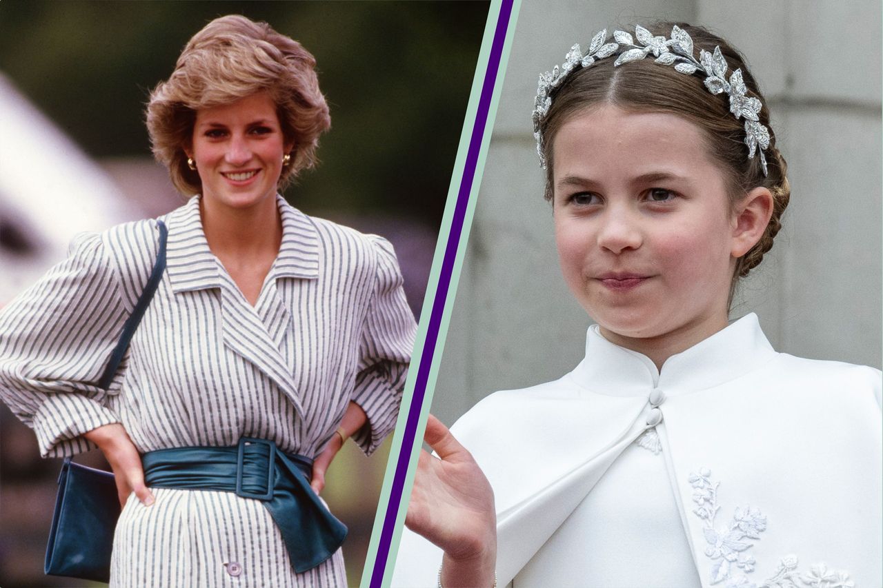 Princess Diana and Princess Charlotte