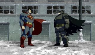 The Dark Knight Returns Batman vs superman