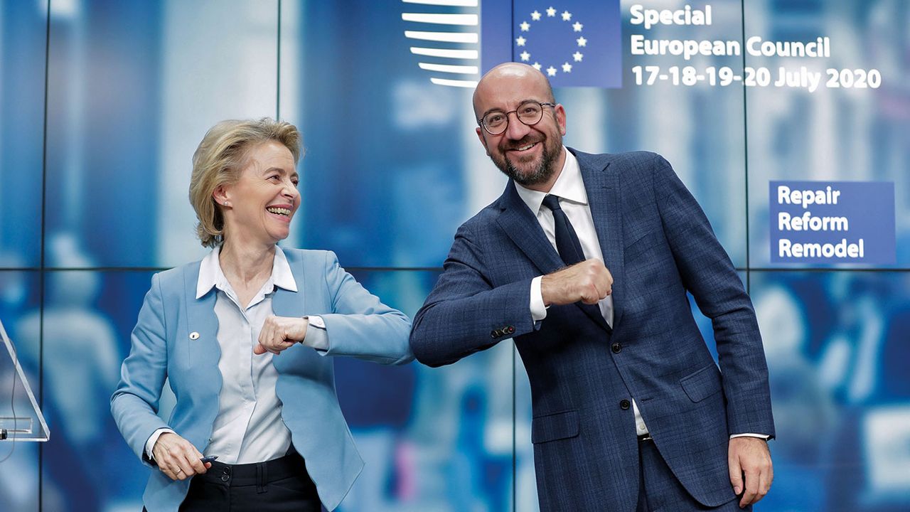 Ursula Von Der Leyen and Charles Michel © STEPHANIE LECOCQ/POOL/AFP via Getty Images