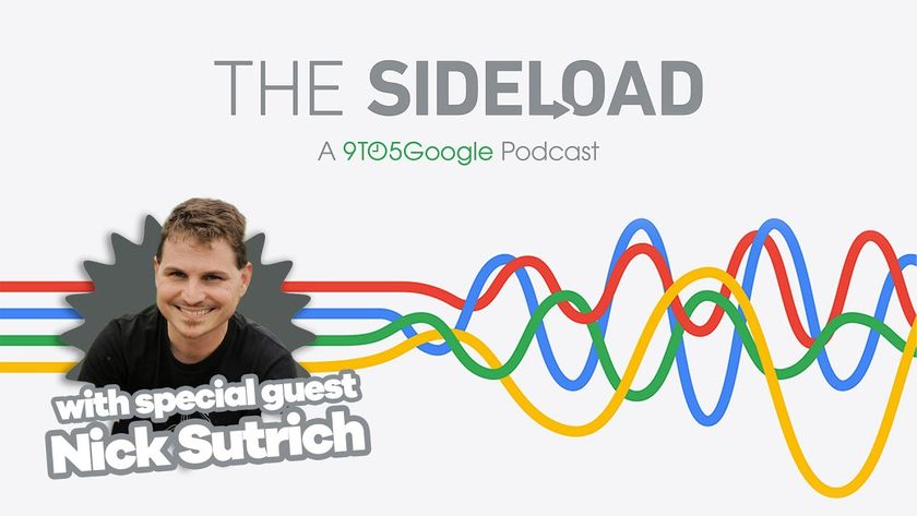 The thumbnail for the Nov 3, 2025 edition of 9to5Google&#039;s The Sideload podcast featuring guest Nick Sutrich