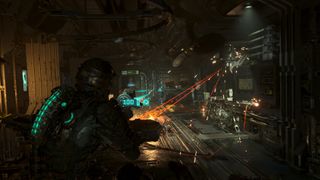 Dead Space remake lasers