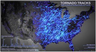 tornado map, tornado track map, where tornadoes hit, united states tornadoes, tornado season 2012, severe weather maps, tornado alley, weather
