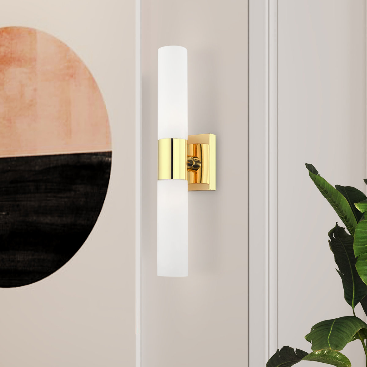 Wade Logan&amp;reg; Cailum 2-Light Dimmable Vanity Light &amp;amp; Reviews | Wayfair
