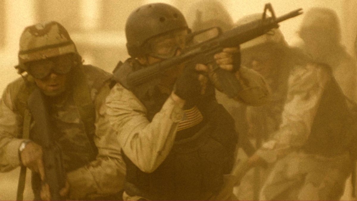 Production image from Surviving Black Hawk Down