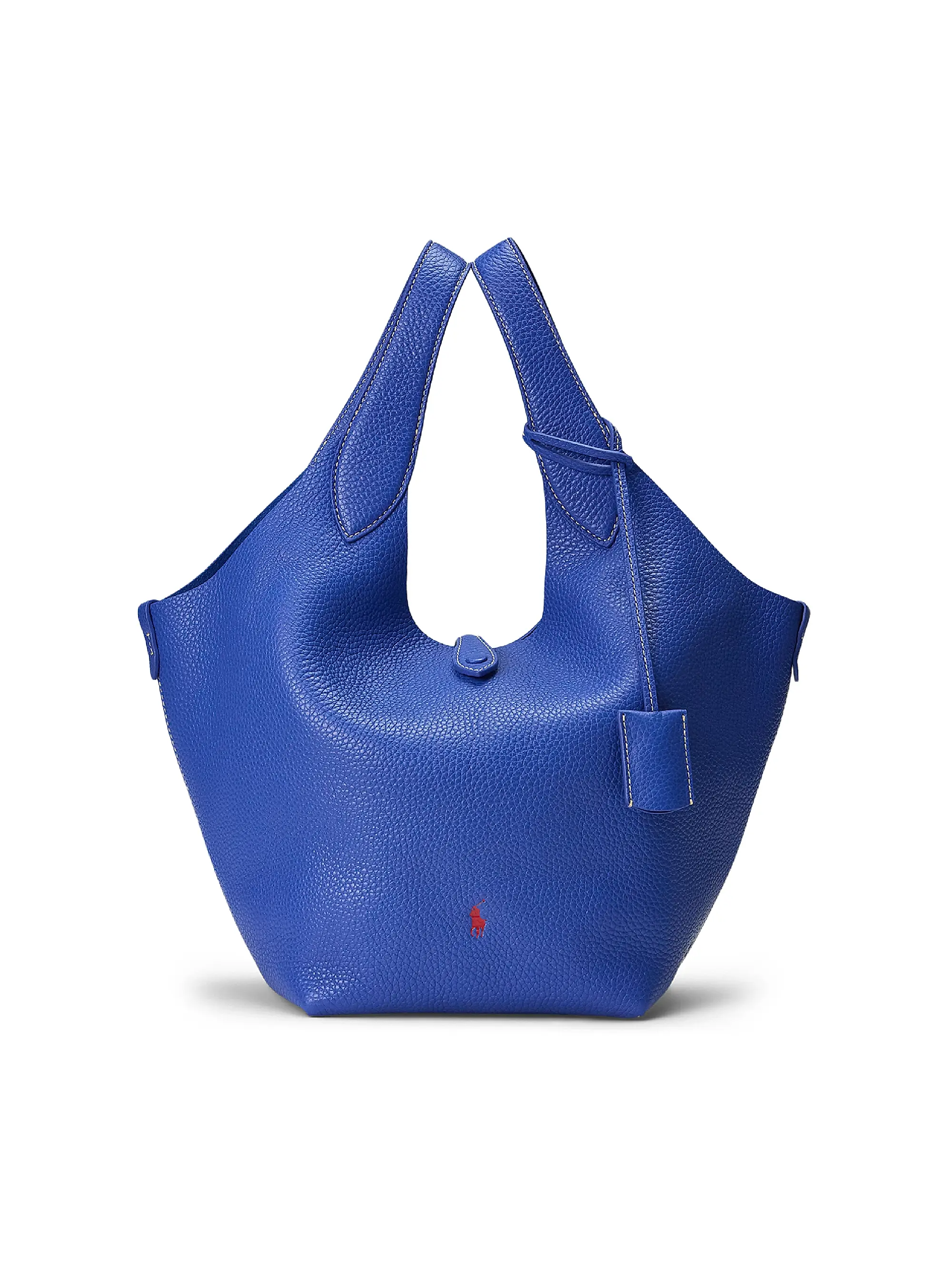 Medium Polo Play Leather Tote Bag