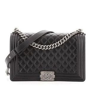 boy flap bag quilted lambskin