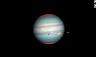 Transit of Europa Across Disc of Jupiter MUSE Video Still