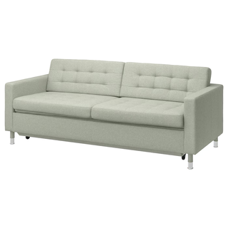 green button tufted sleeper sofa