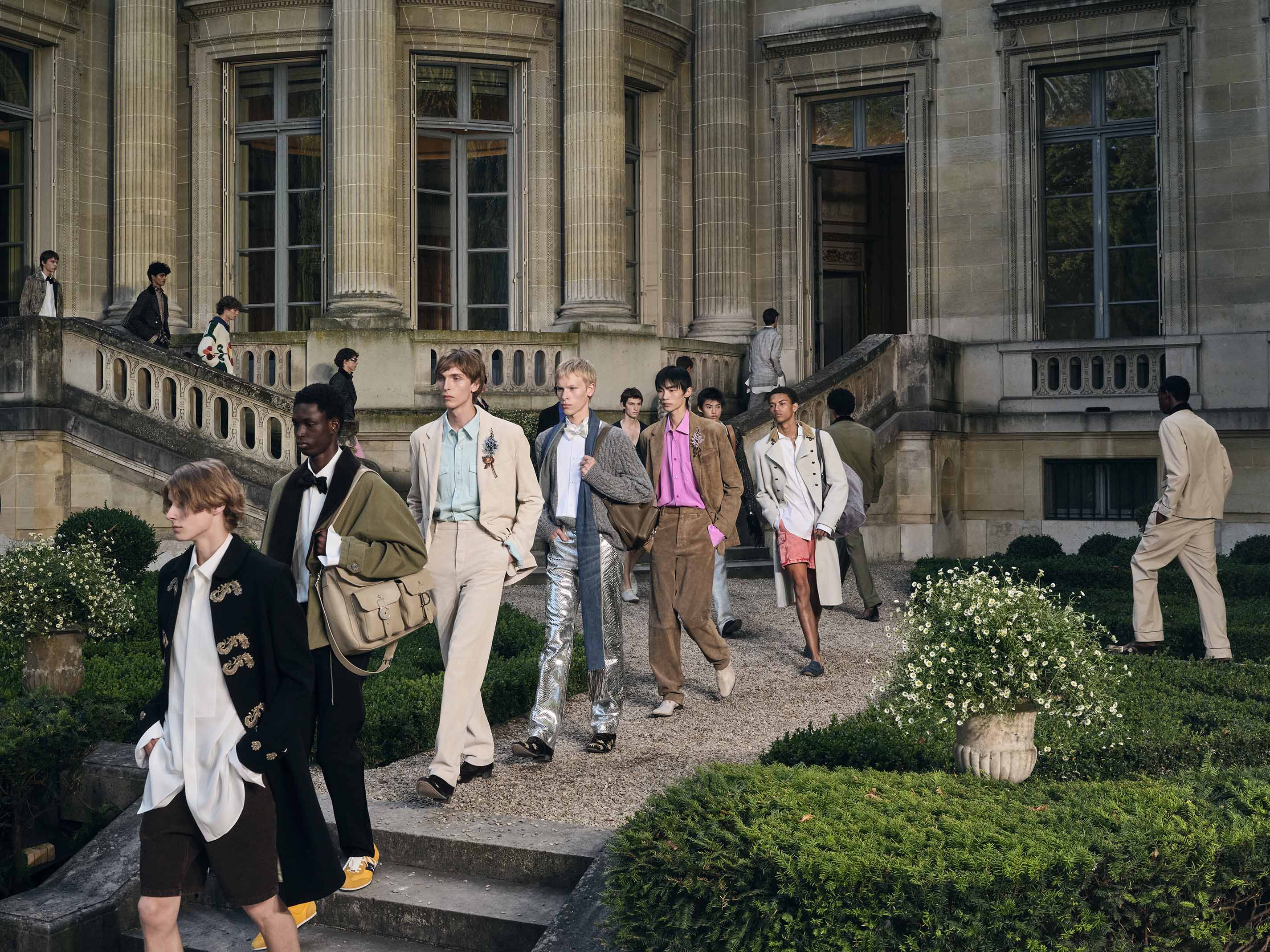 Dior S/S 2027 menswear runway show at Paris Fashion Week