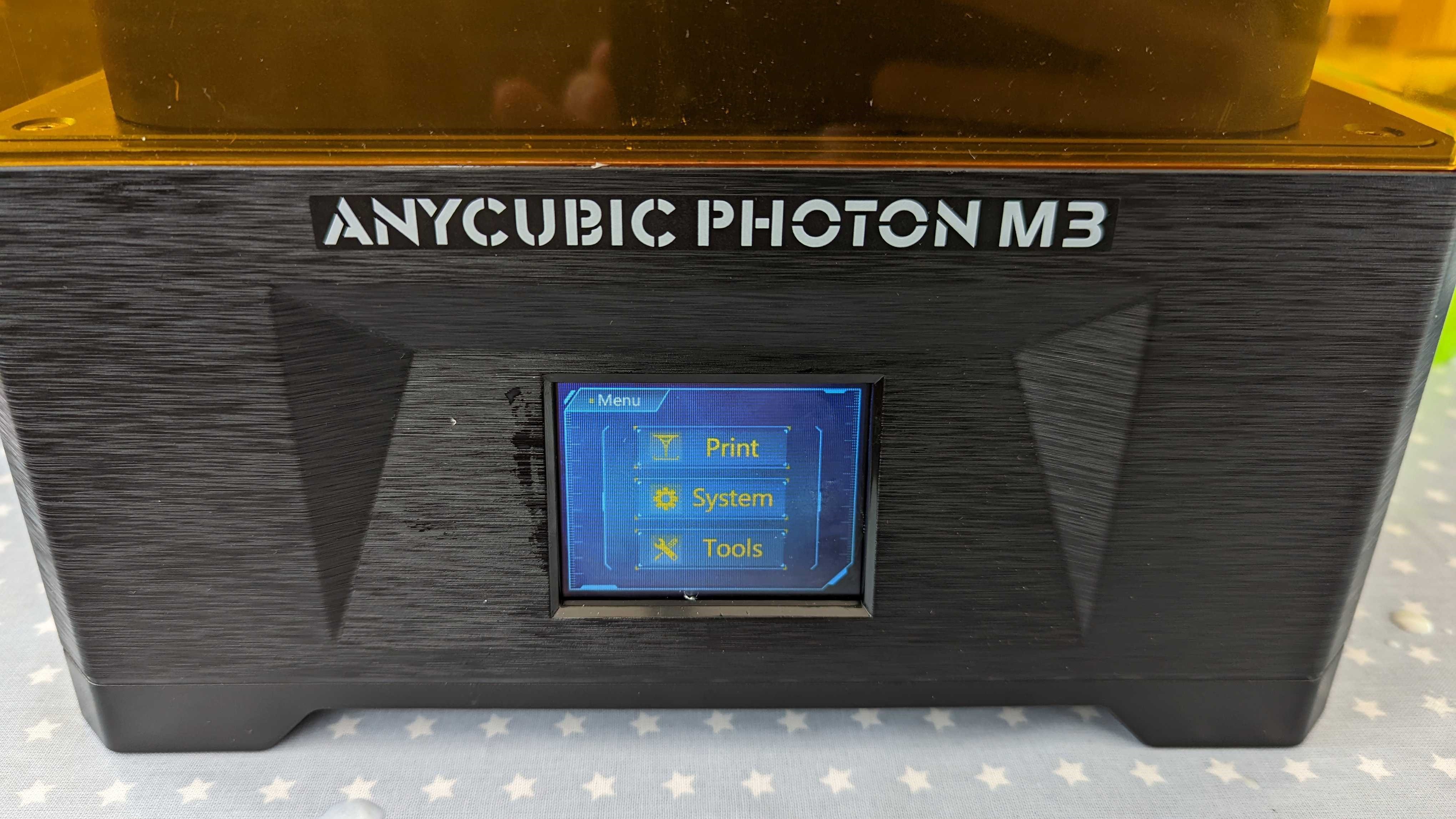Painel touchscreen da impressora 3D AnyCubic Photon M3