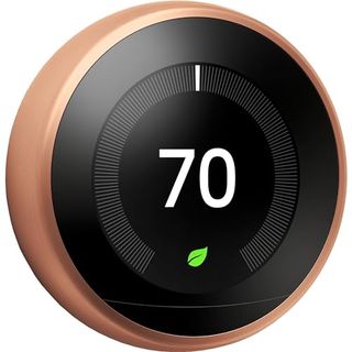 Google Nest Learning Thermostat 3rd Generation, Copper - Smart Thermostat - a Brighter Way to Save Energy