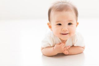 Baby Lying on the Floor