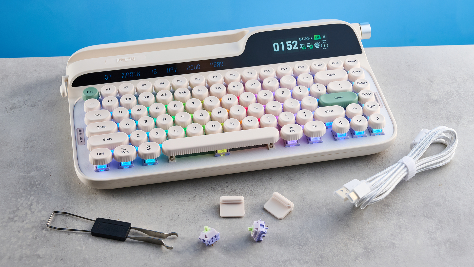 An Epomaker Glyph mechanical keyboard