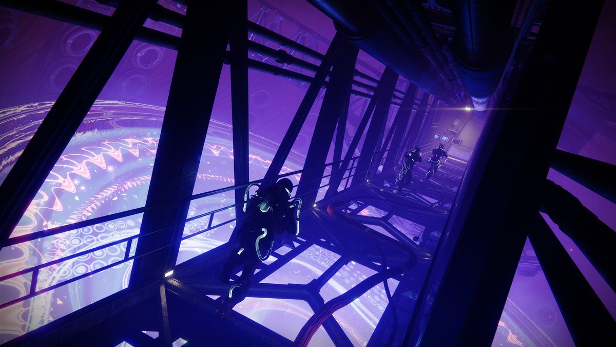 Destiny 2 Lightfall Parting the Veil quest guardians running through Veil Containment facility