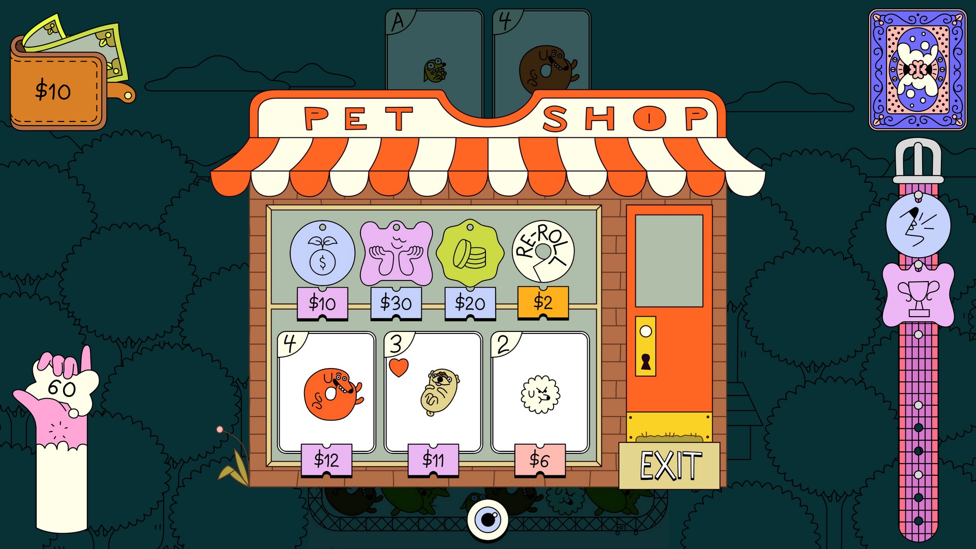 The pet shop in Dogpile