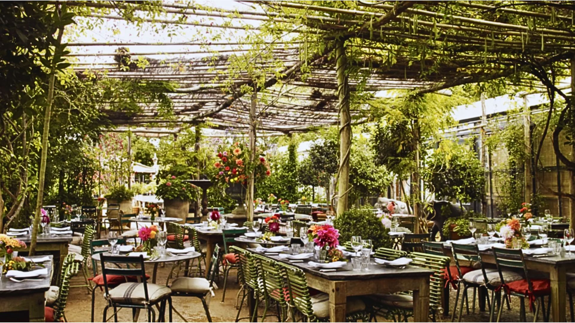 an image of the original Petersham Nurseries restaurant 