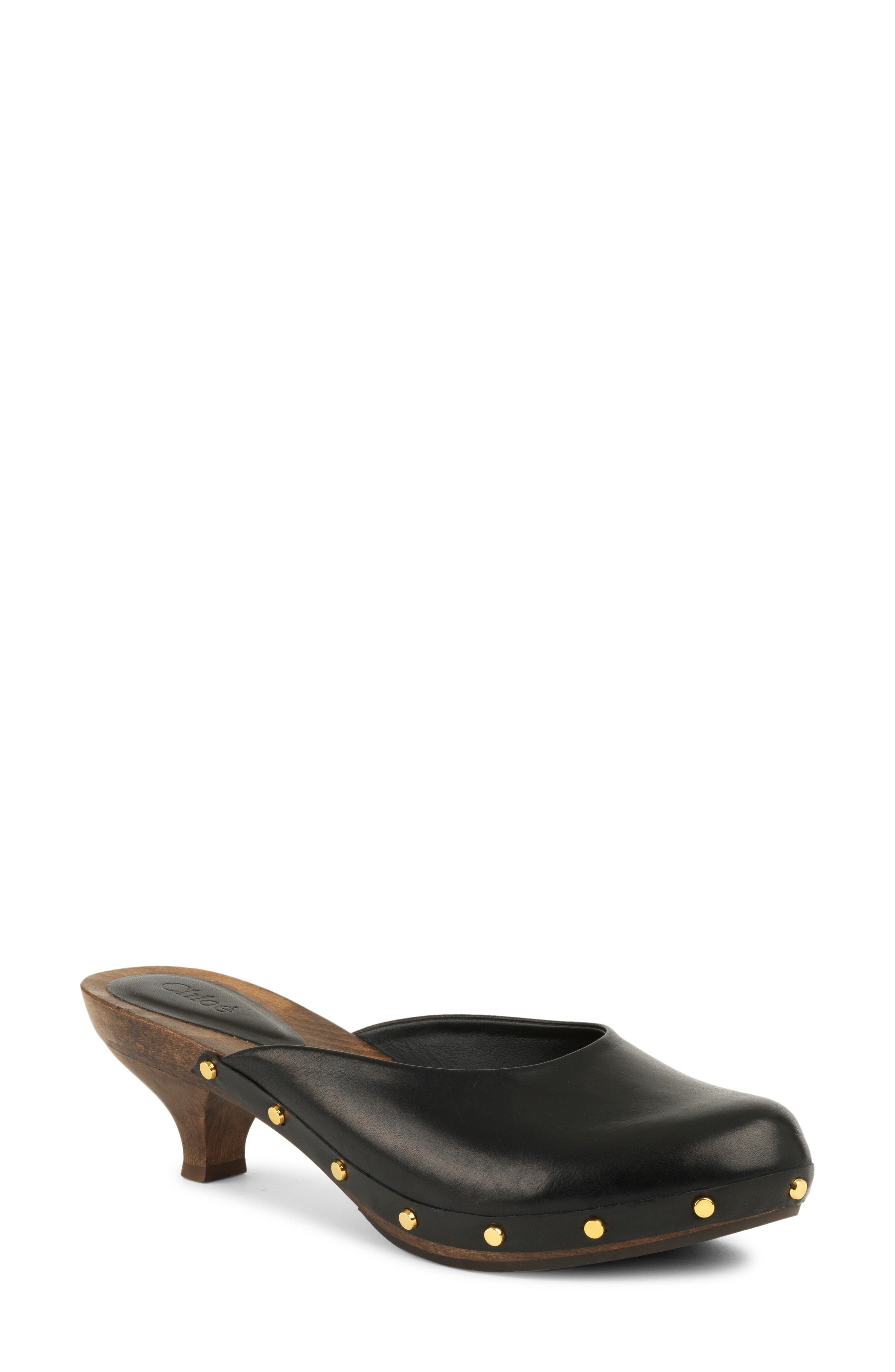 Judith Kitten Heel Clog