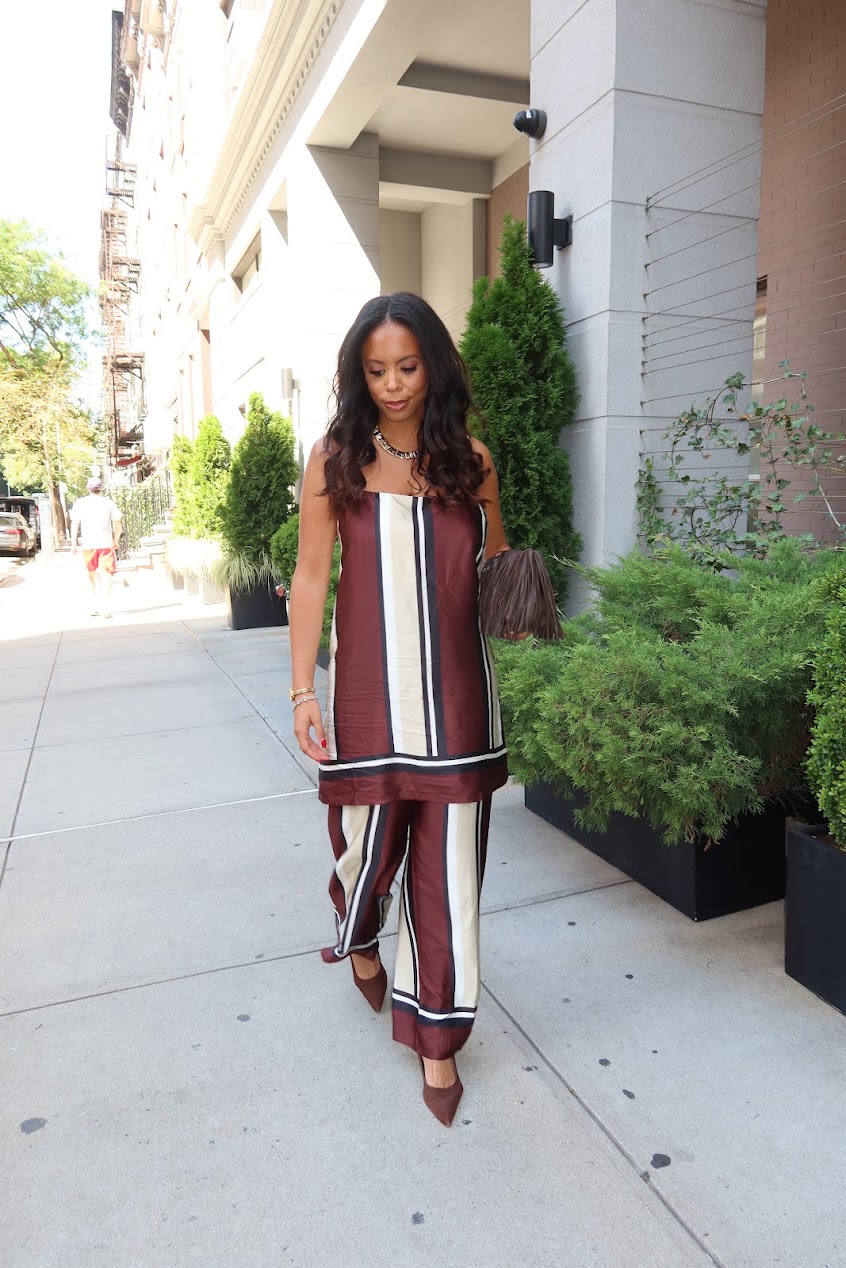 Sierra Mayhew attending New York Fashion Week.