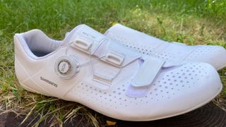 Image shows Shimano Cycling shoes
