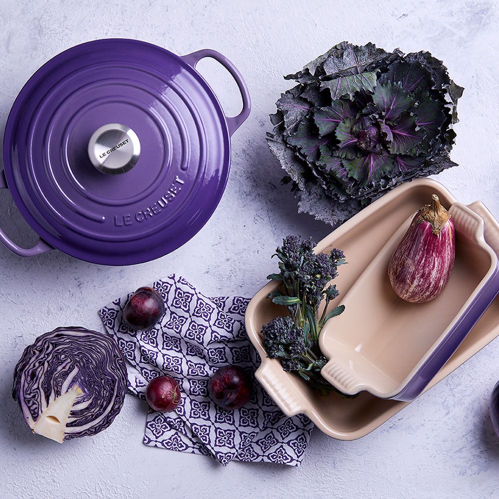 This newfor2019 Le Creuset Ultra Violet cookware is inspiring our kitchengoals Ideal Home