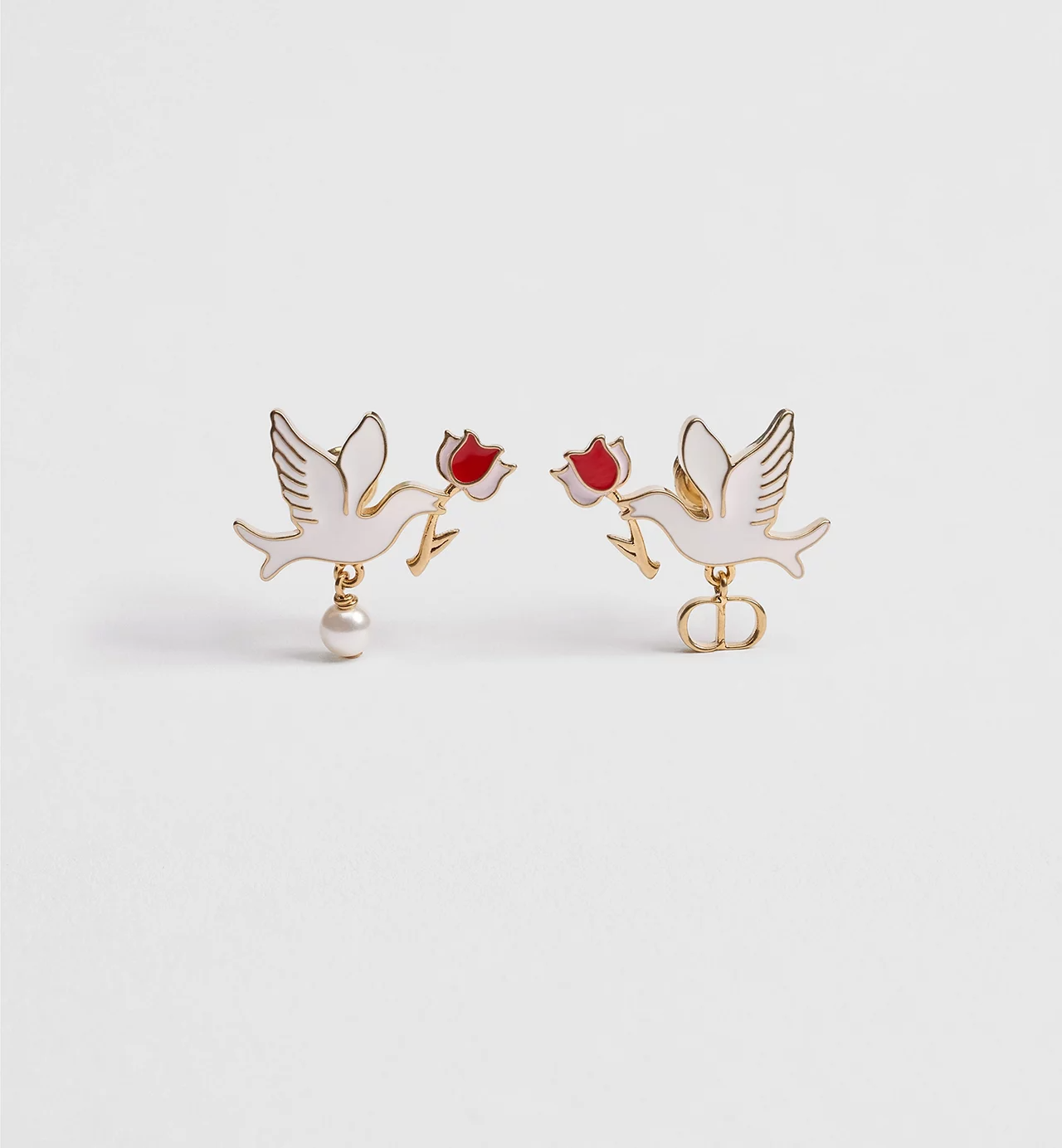 dior, Dioramour Doves & Roses Earrings