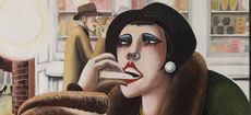 Edward Burra, 'The Snack Bar' (oil on canvas, 1930; © The estate of Edward Burra, courtesy Lefevre Fine Art, London