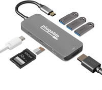 Plugable USB-C&nbsp;Hub 7-in-1: $39 $29 @ Amazon