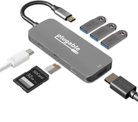 Plugable USB-C&nbsp;Hub 7-in-1: $39 $34 @ Amazon