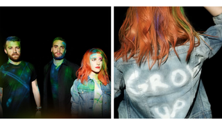 A comparison of the new Paramore album art and the original