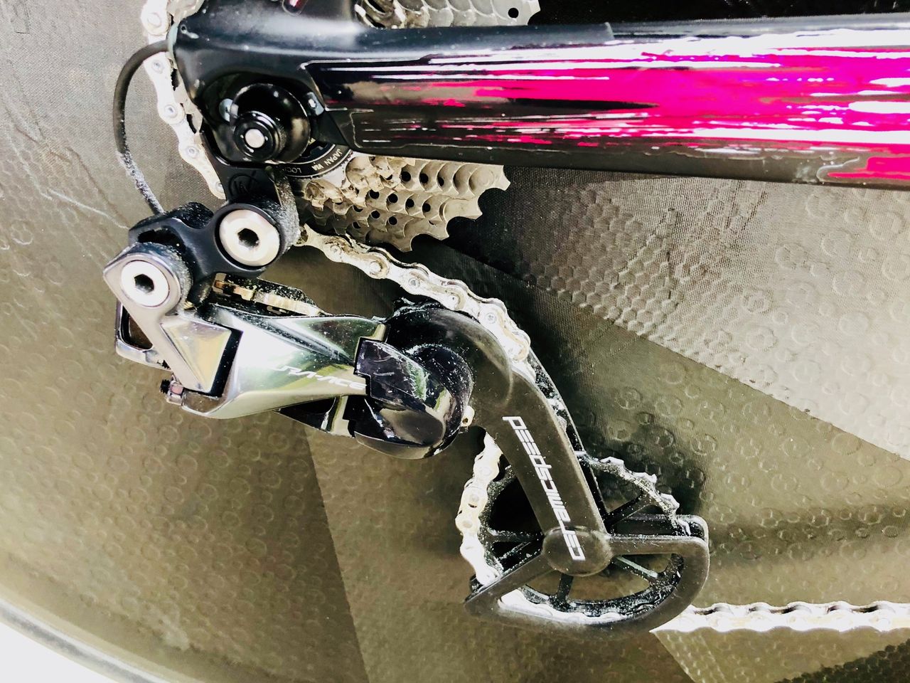 The factory UFO wax coating reduces friction to an absolute minimum