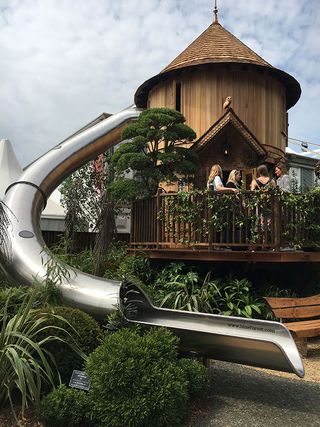 Cool treehouse at 2018 RHS Chelsea Flower Show