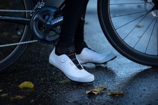 Fizik's Tempo Artica road shoes use Gore-Tex fabrics to keep the wind and rain at bay