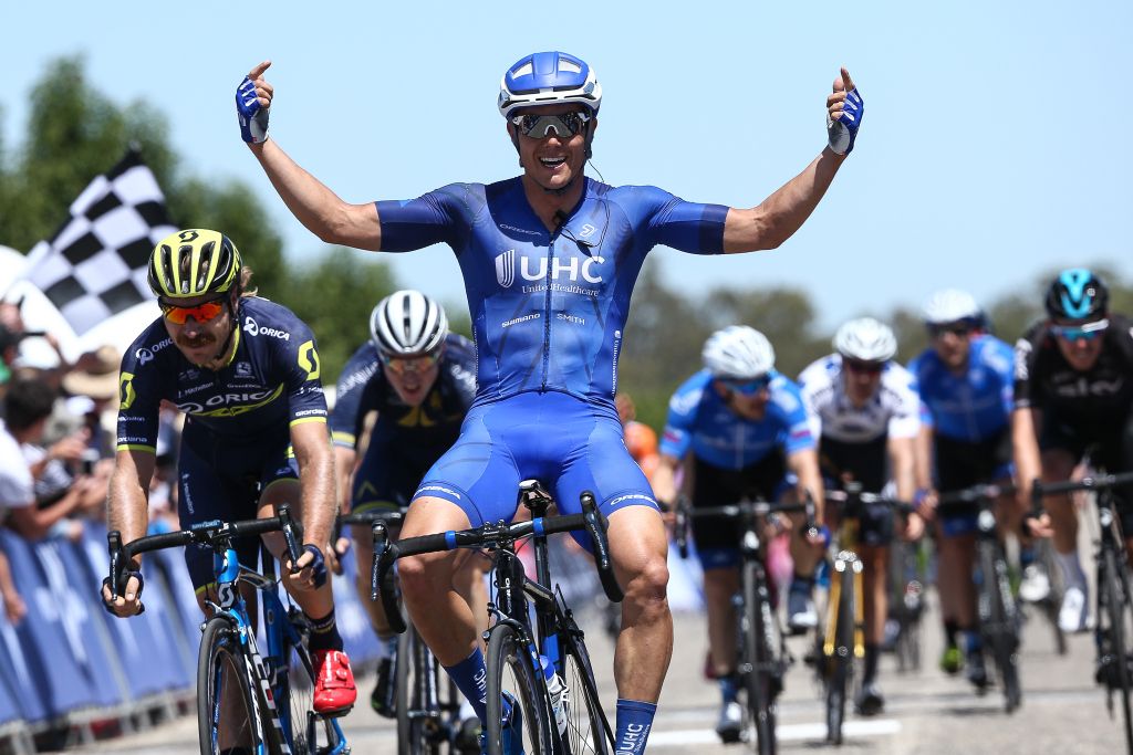 Travis McCabe (UnitedHealthcare) celebrates his win