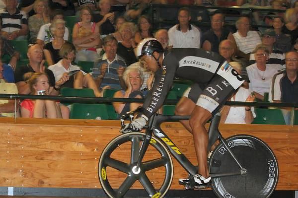 Gideon Massie was third in the men's sprint event.