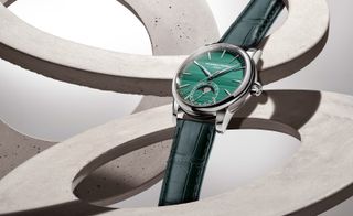 green stone dial watches